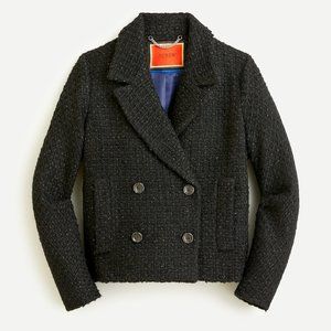 J. Crew - Lady jacket in Italian Lurex® tweed - Small - Black